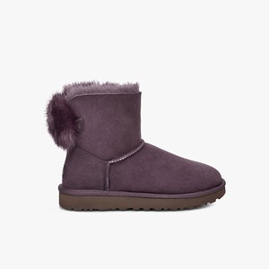 Ugg Mini Puff Crystal Bow Klassiska Stövlar Dam Lila (862340JAX)